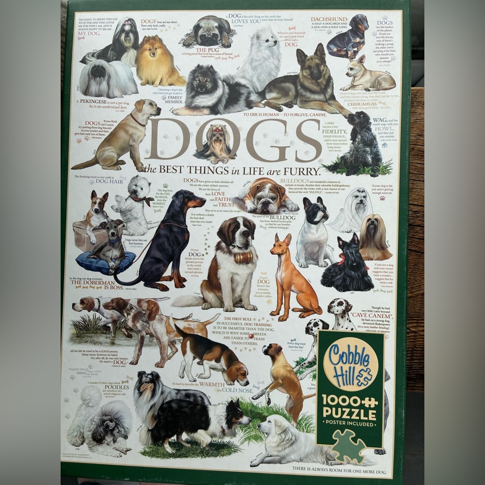 Cobb Hill by New Balance Dog Breeds Puzzle - Multicolor